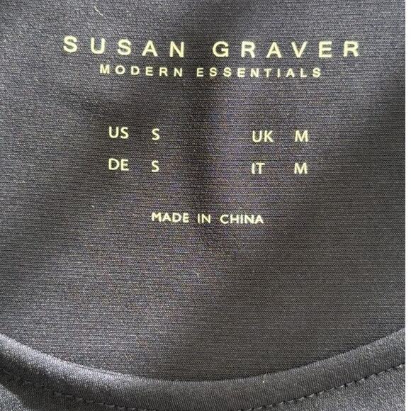 Susan Graver Womens Small Modern Essentials Liquid Knit Tunic Minimalist Capsule - Picture 3 of 5